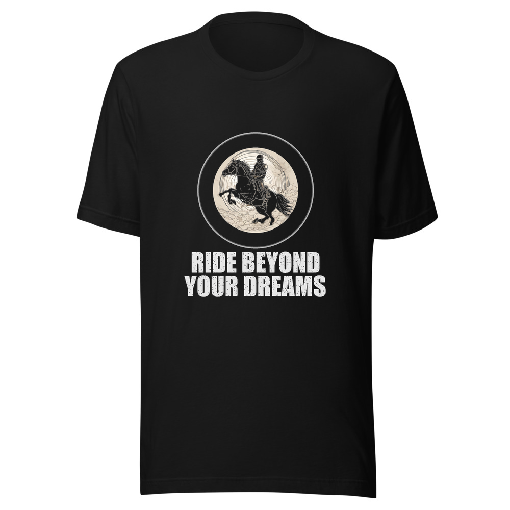 Black T-Shirt with print art