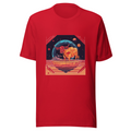 Red T-Shirt with print art