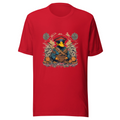 Red T-Shirt with print art