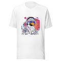 White T-Shirt with print art