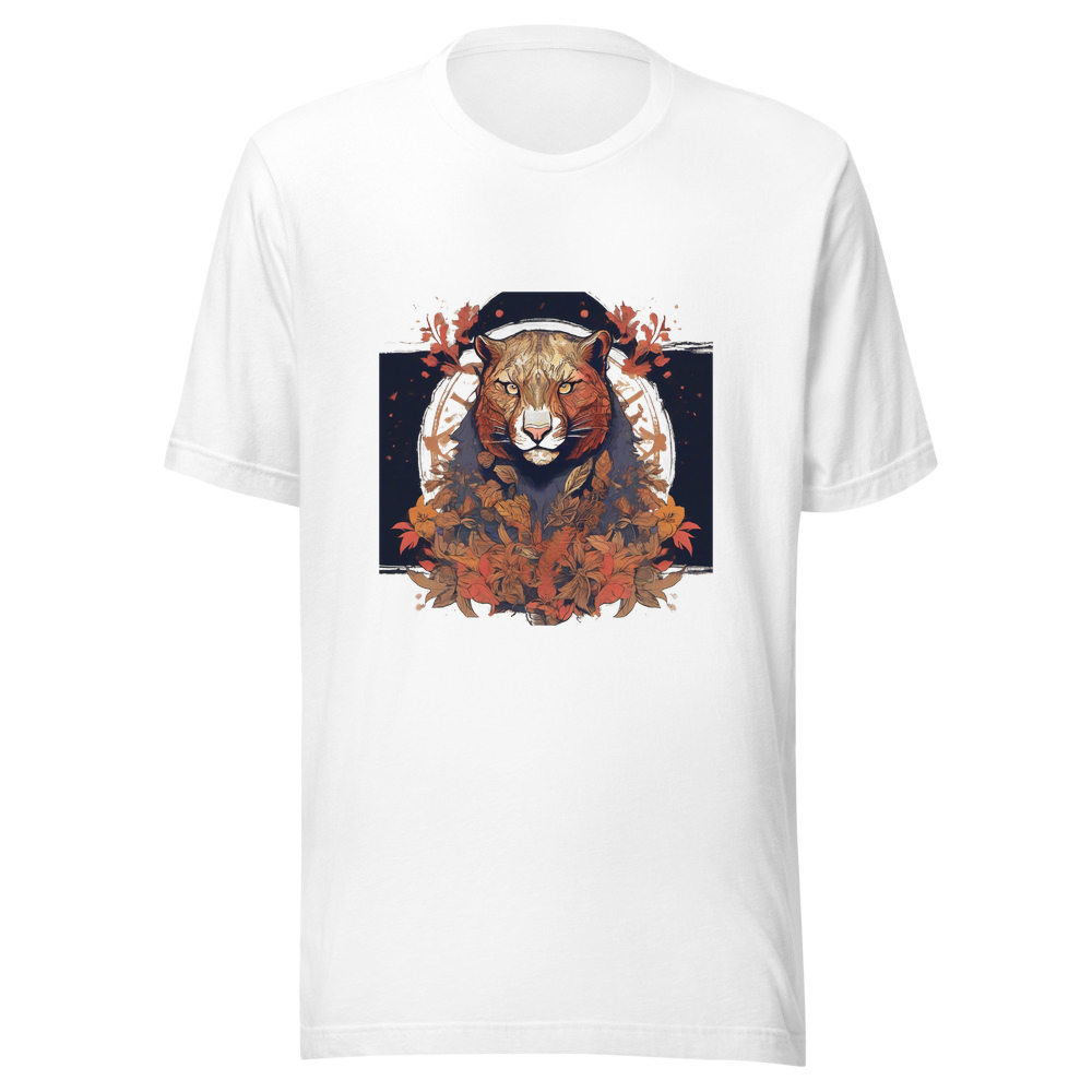 White T-Shirt with print art