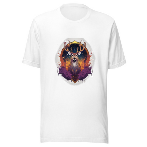 White T-Shirt with print art