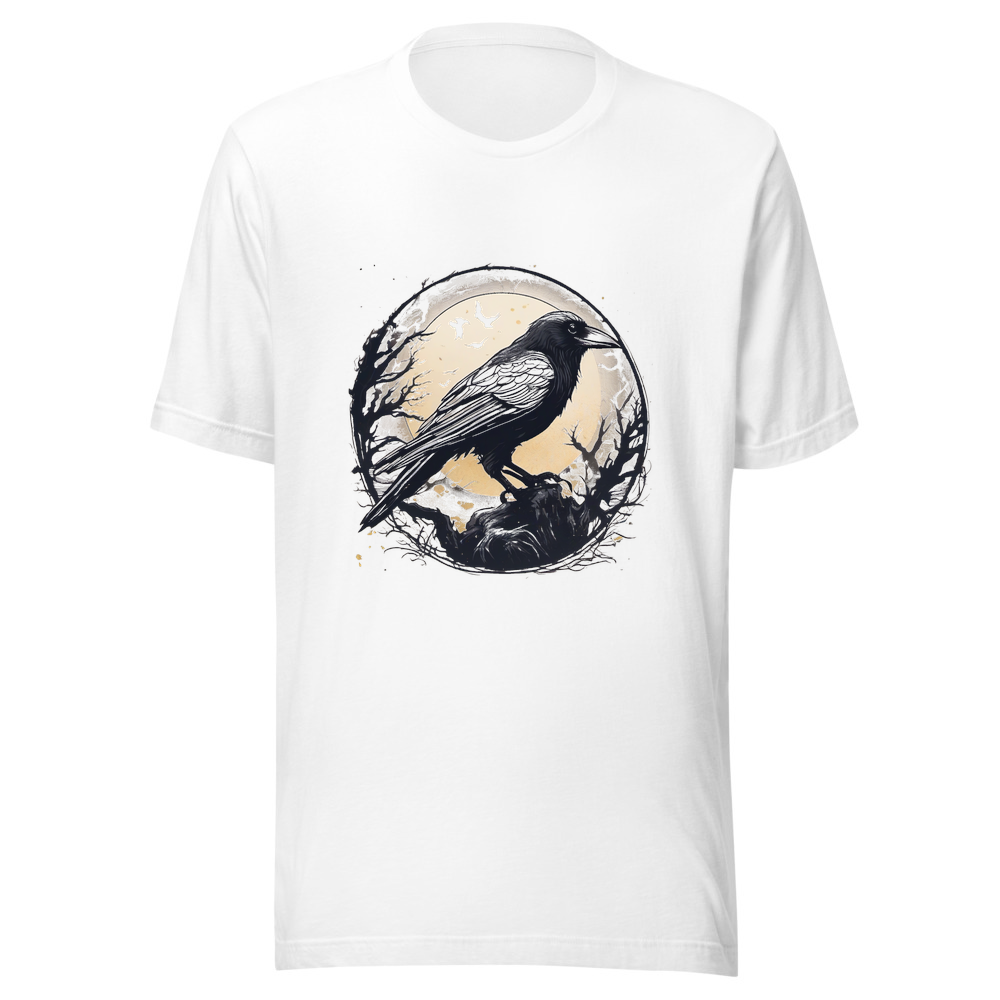 White T-Shirt with print art