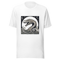 White T-Shirt with print art