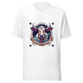 White T-Shirt with print art