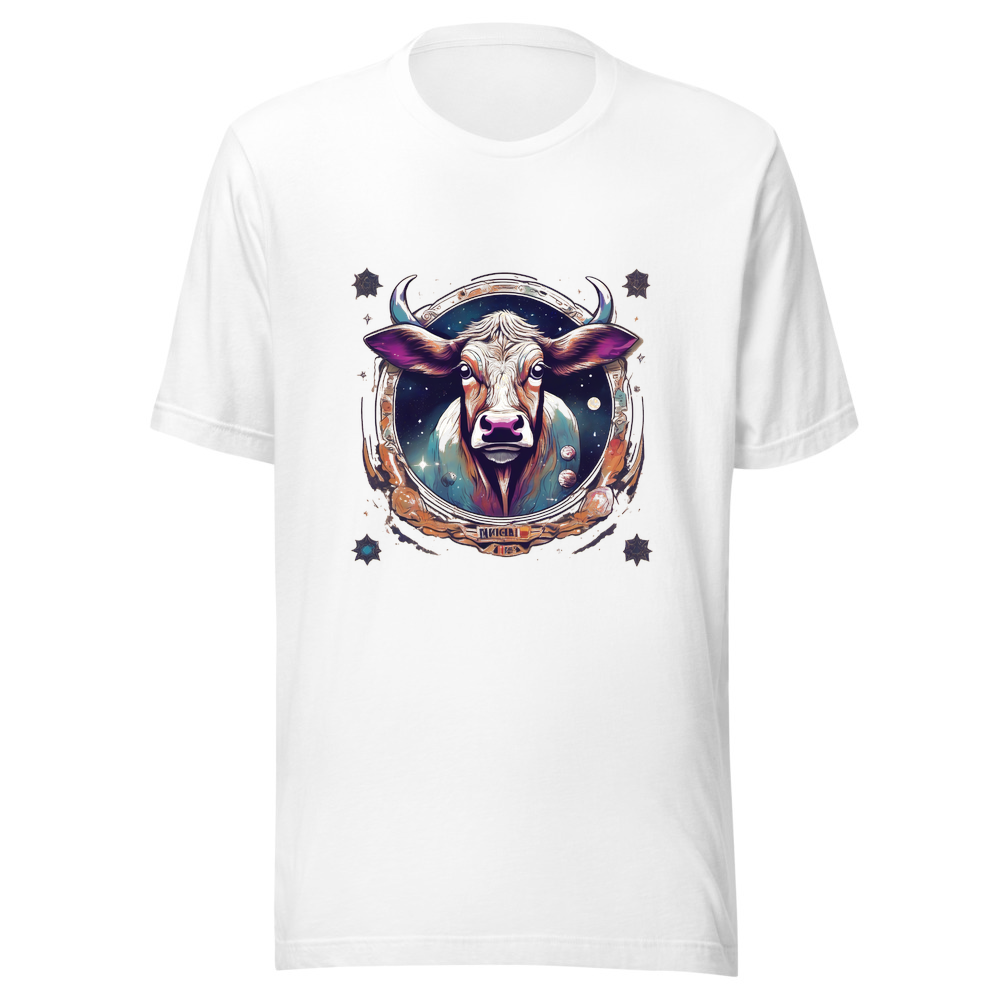 White T-Shirt with print art