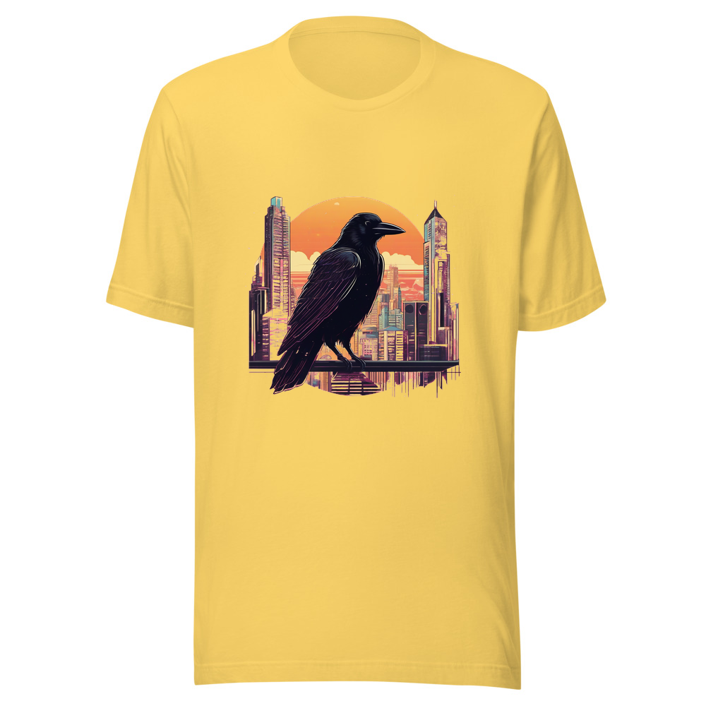 Yellow T-Shirt with print art