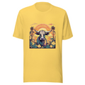 Yellow T-Shirt with print art