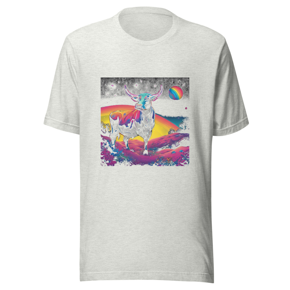 Ash T-Shirt with print art