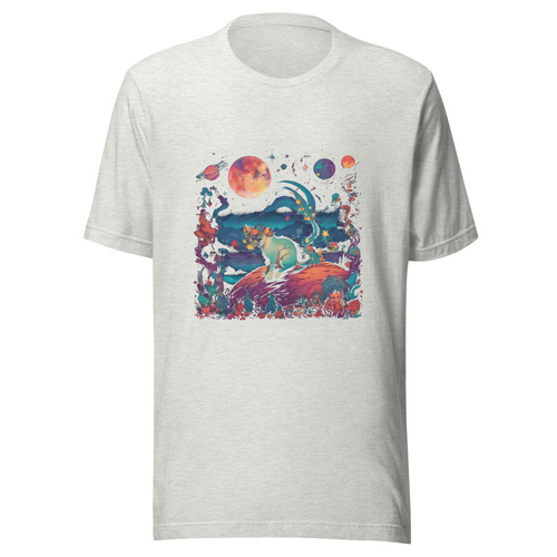 Ash T-Shirt with print art