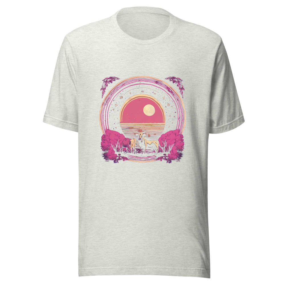 Ash T-Shirt with print art