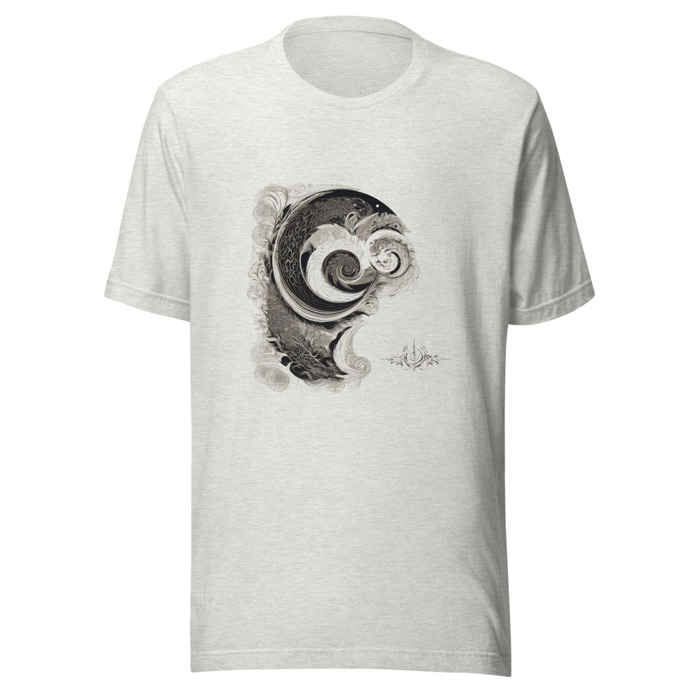 Ash T-Shirt with print art