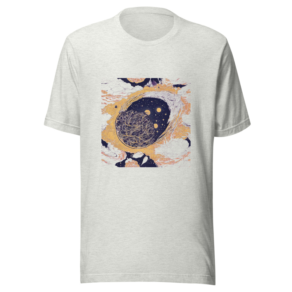 Ash T-Shirt with print art