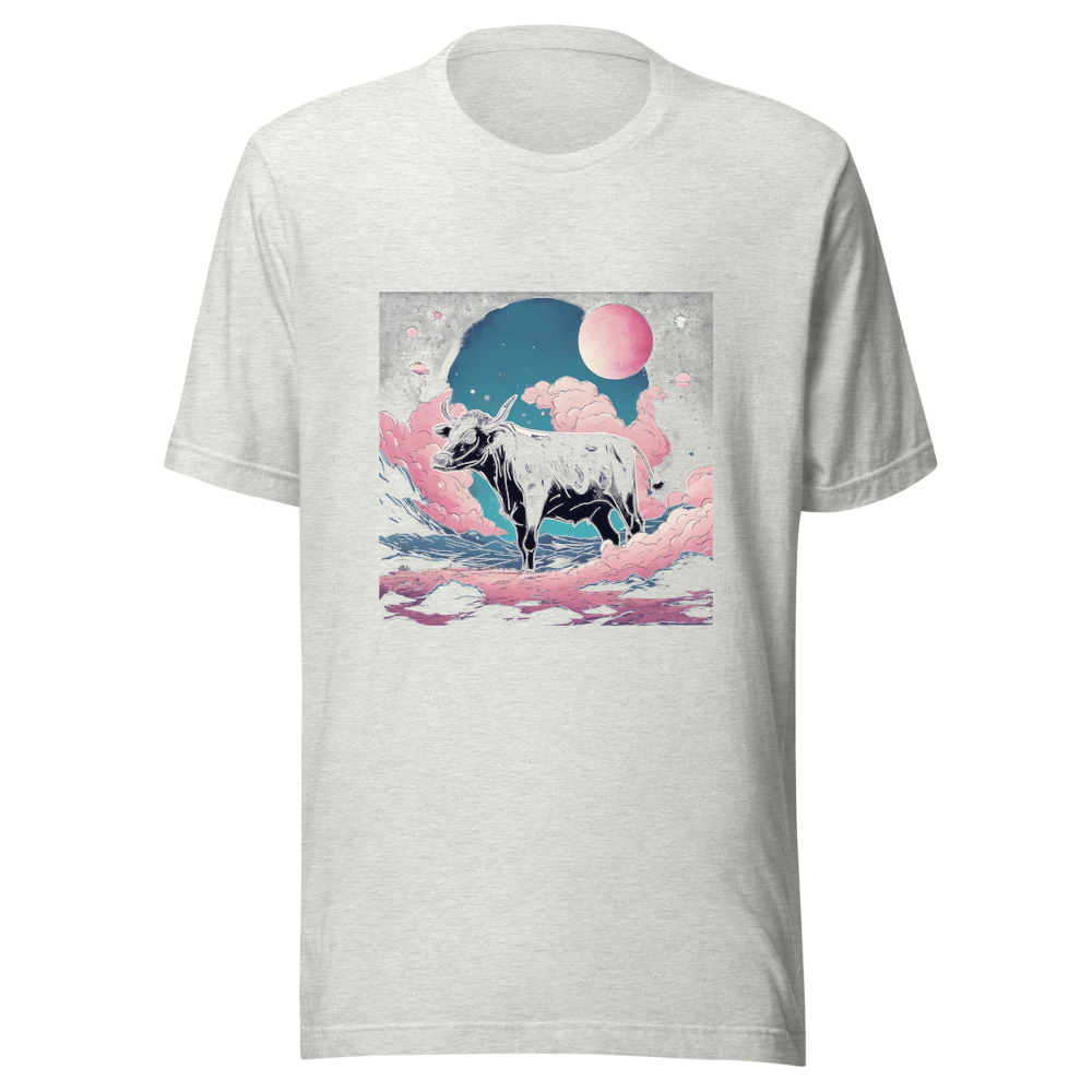 Ash T-Shirt with print art