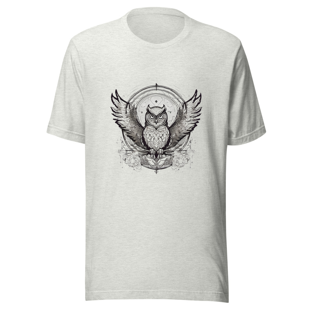 Ash T-Shirt with print art