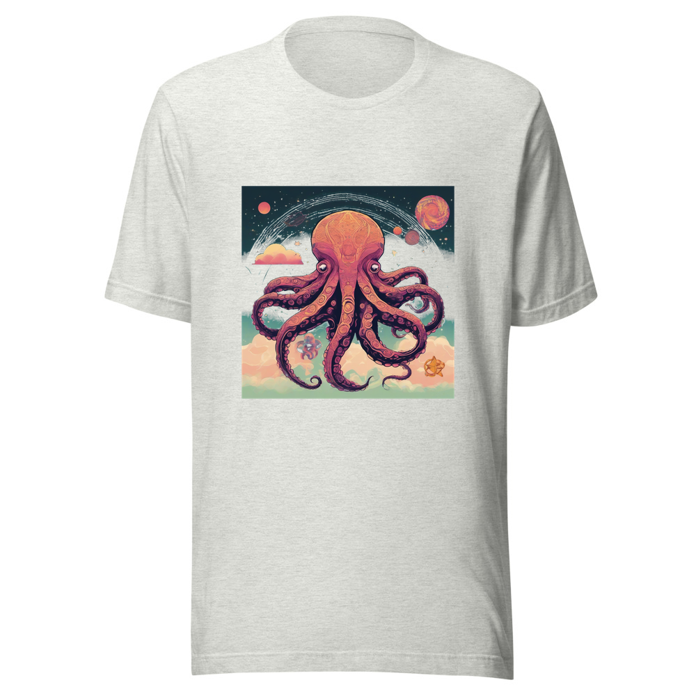 Ash T-Shirt with print art