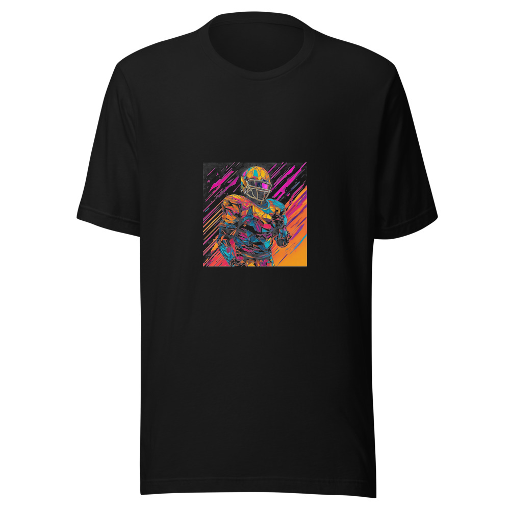 Black T-Shirt with print art
