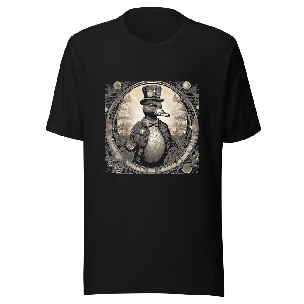 Black T-Shirt with print art