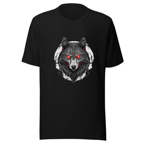 Black T-Shirt with print art