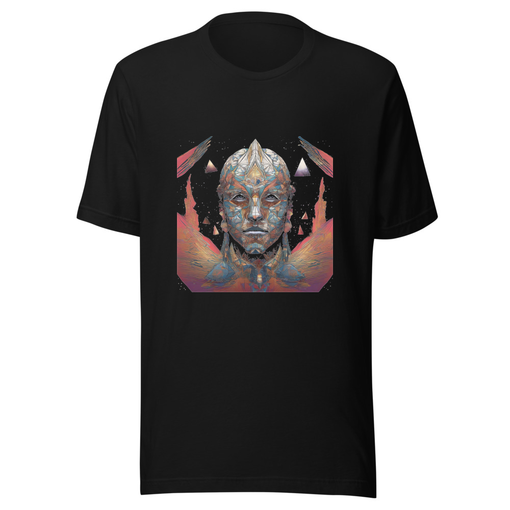 Black T-Shirt with print art