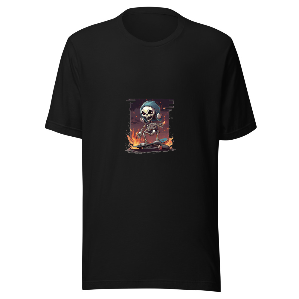 Black T-Shirt with print art