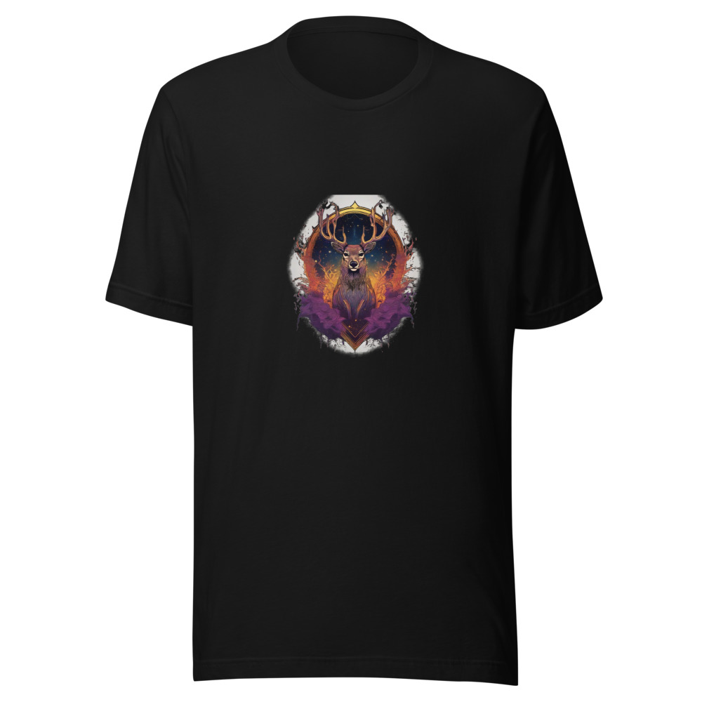 Black T-Shirt with print art