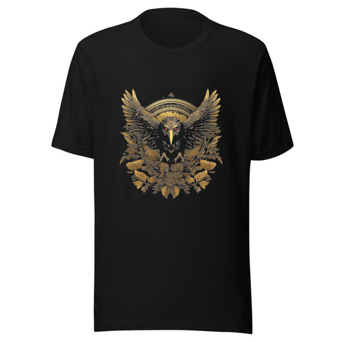 Black T-Shirt with print art