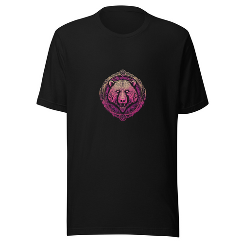 Black T-Shirt with print art