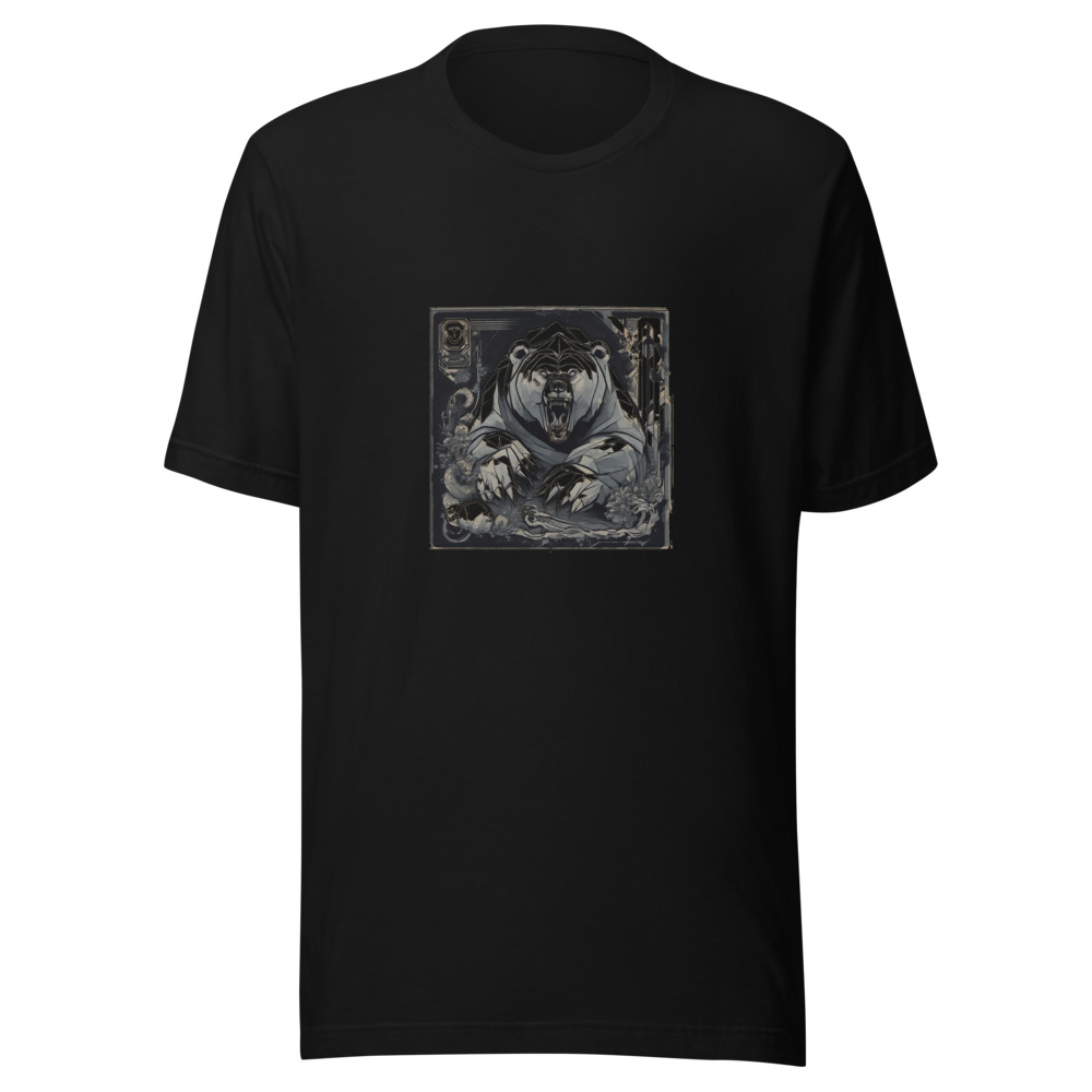 Black T-Shirt with print art