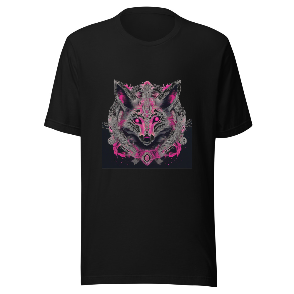 Black T-Shirt with print art
