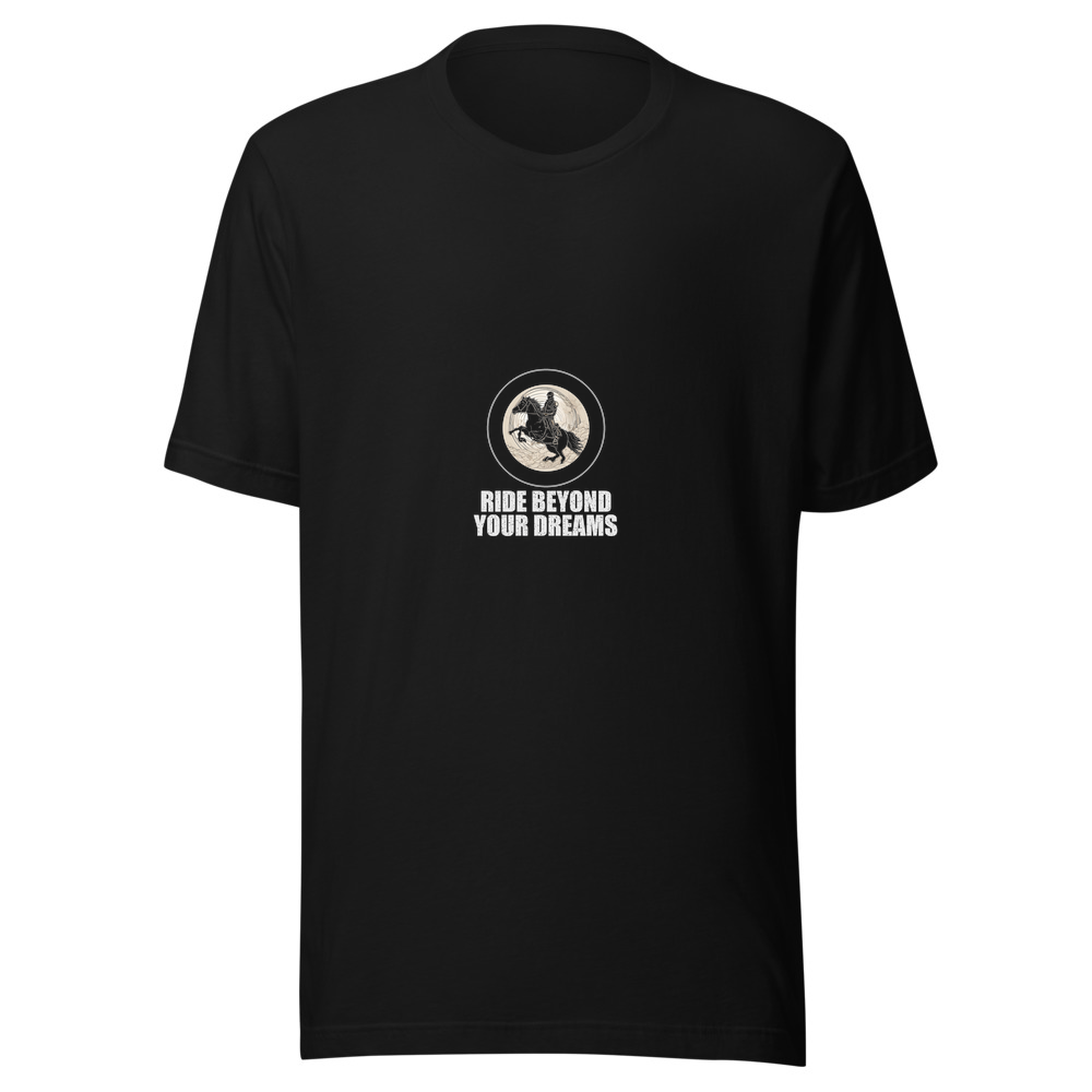 Black T-Shirt with print art