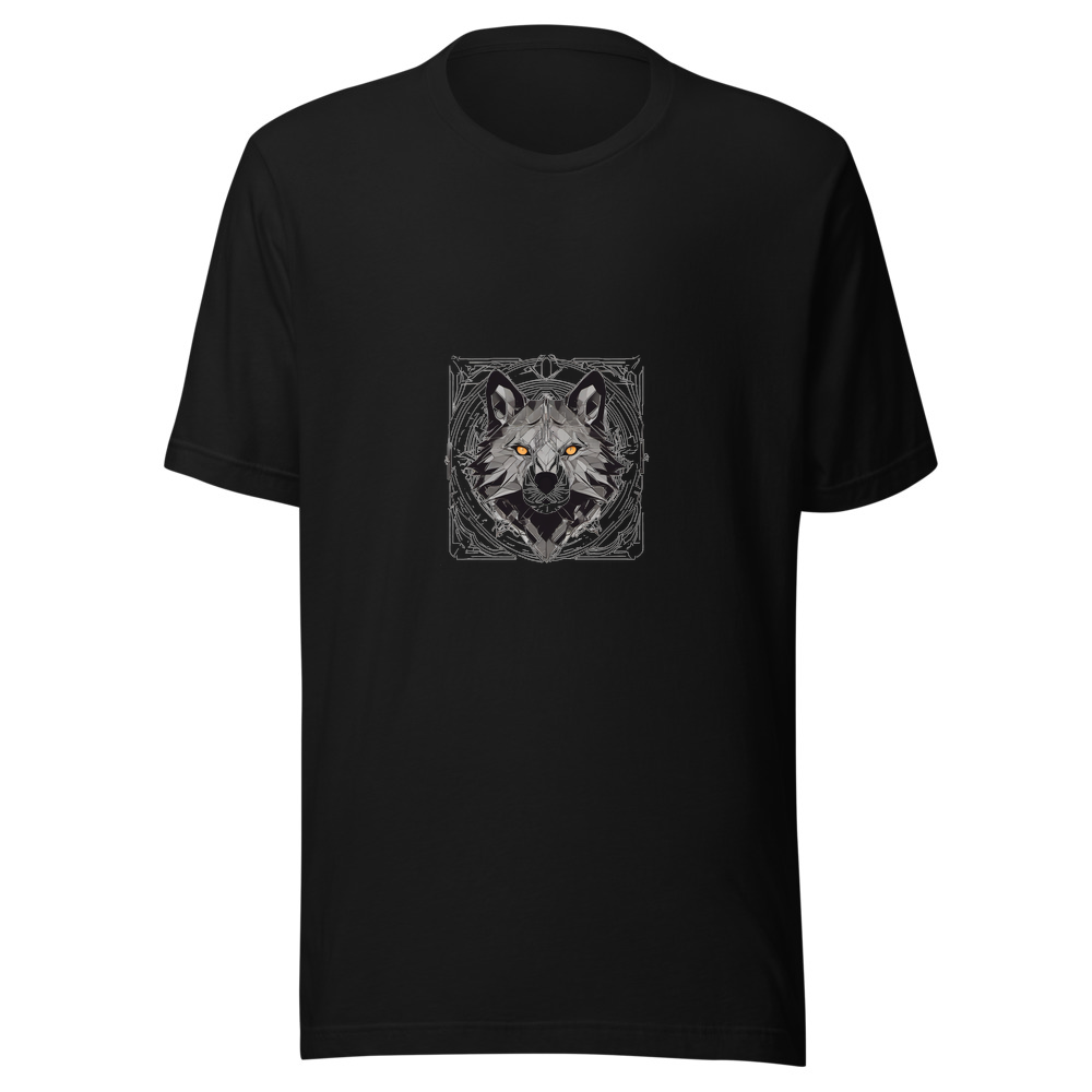 Black T-Shirt with print art