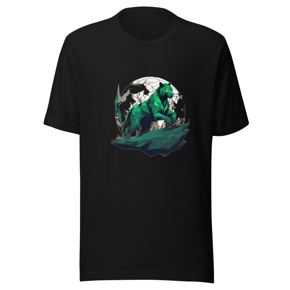 Black T-Shirt with print art