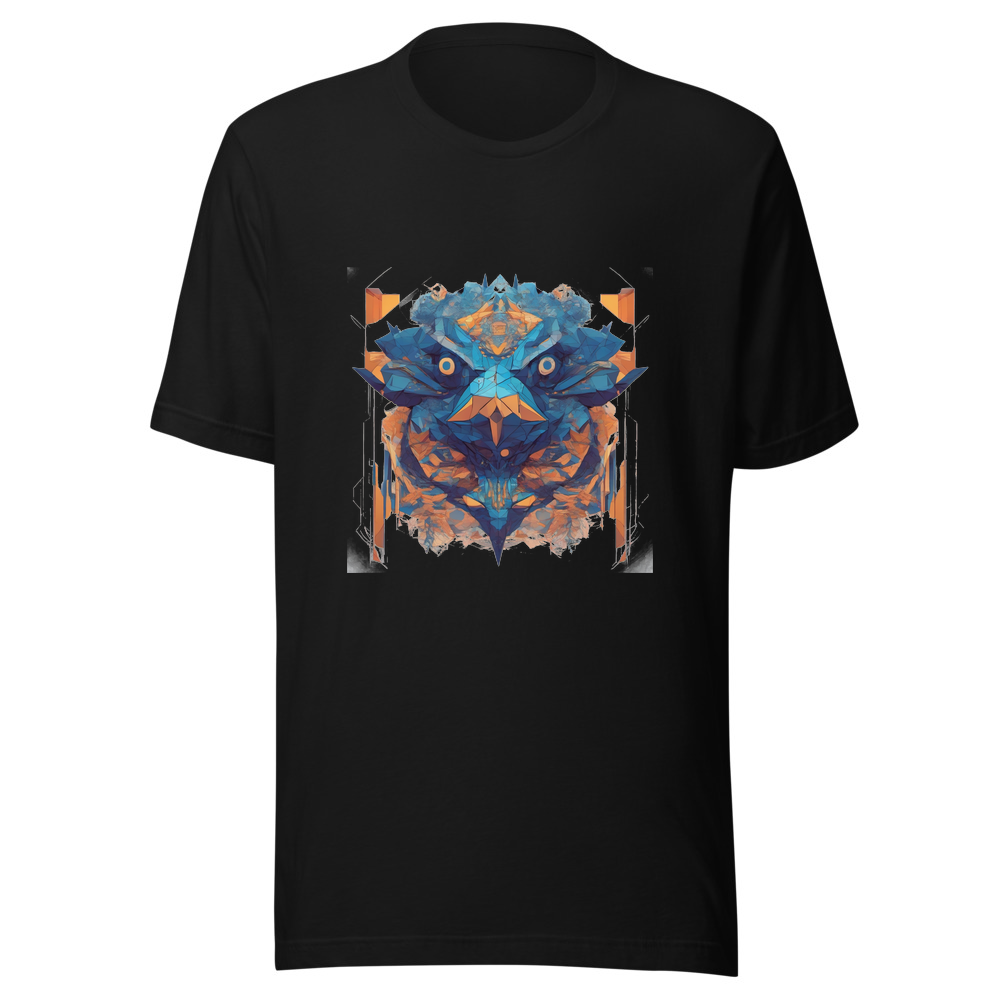Black T-Shirt with print art