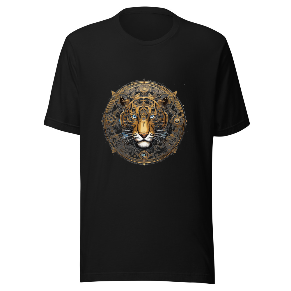 Black T-Shirt with print art