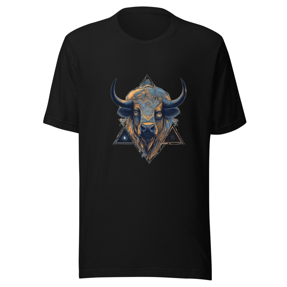 Black T-Shirt with print art