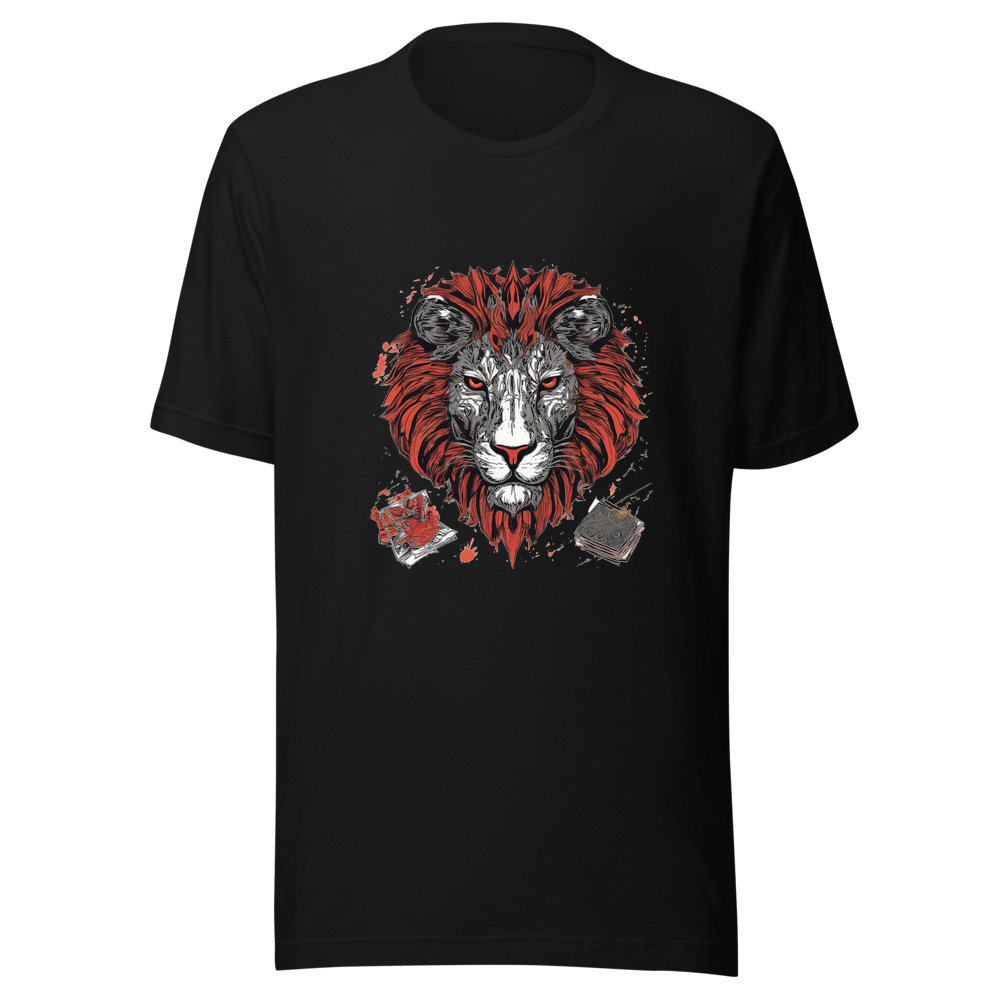 Black T-Shirt with print art