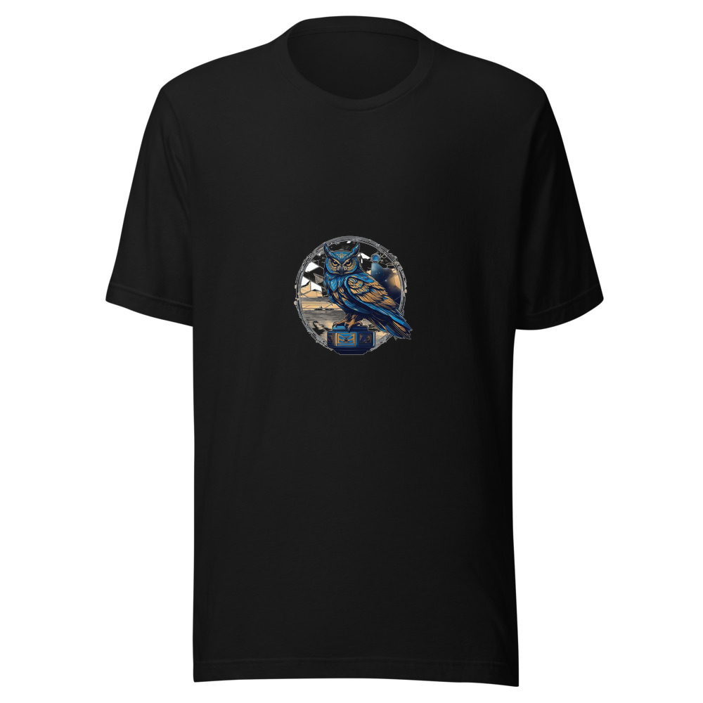 Black T-Shirt with print art