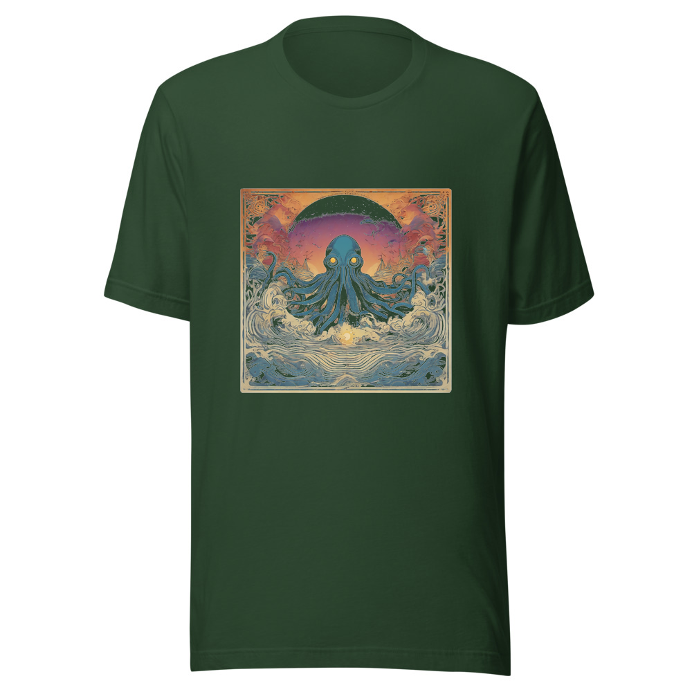 Forest T-Shirt with print art