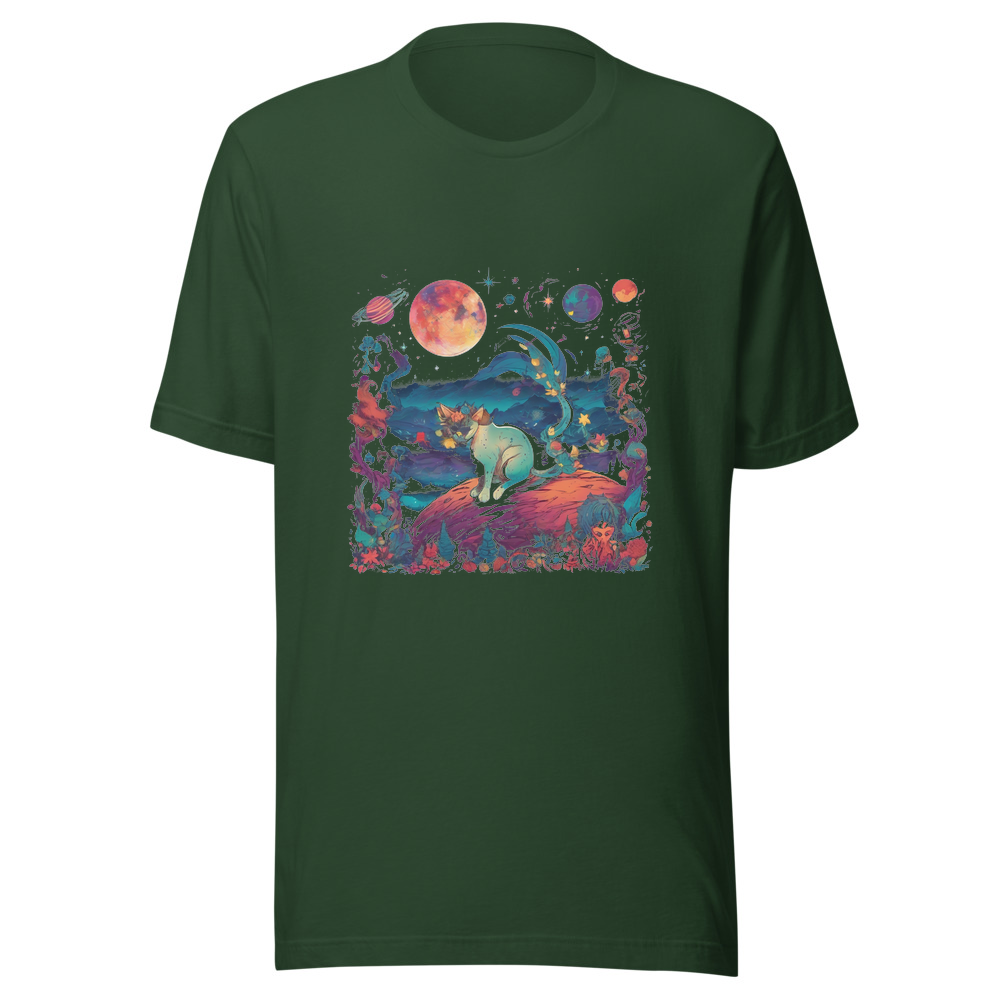 Forest T-Shirt with print art