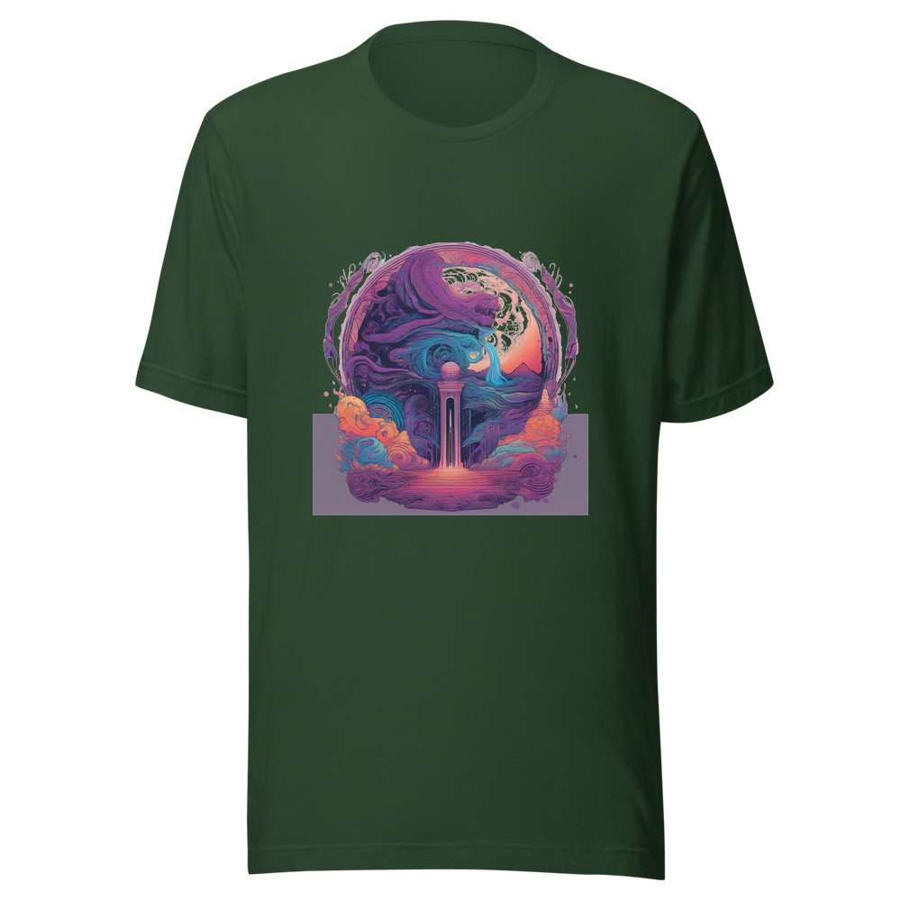 Forest T-Shirt with print art