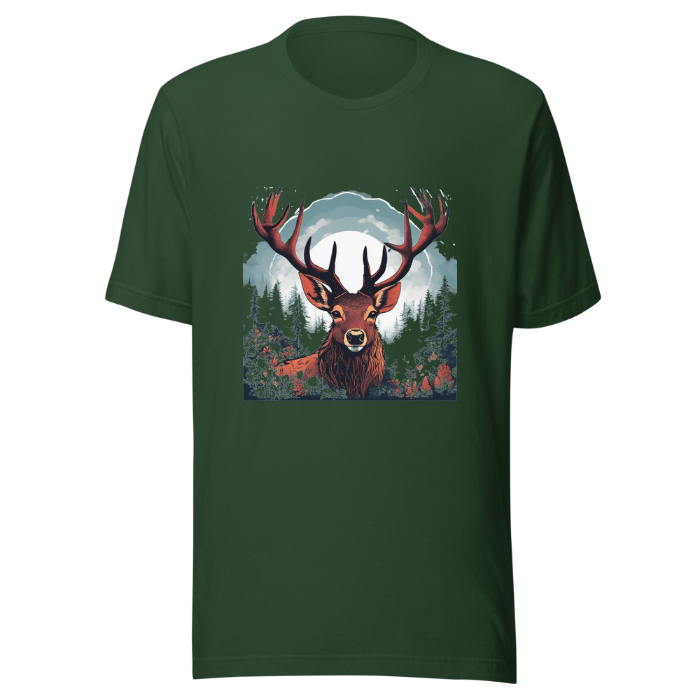 Forest T-Shirt with print art