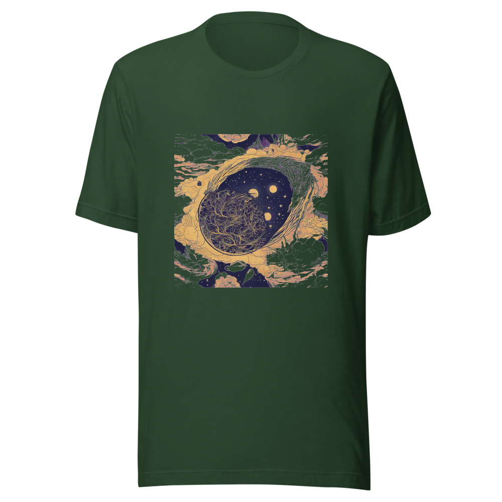 Forest T-Shirt with print art