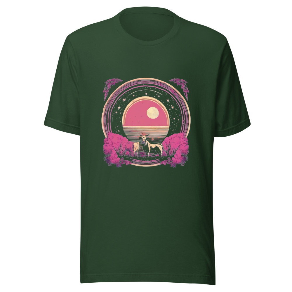 Forest T-Shirt with print art