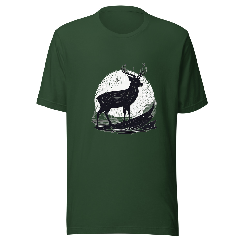 Forest T-Shirt with print art
