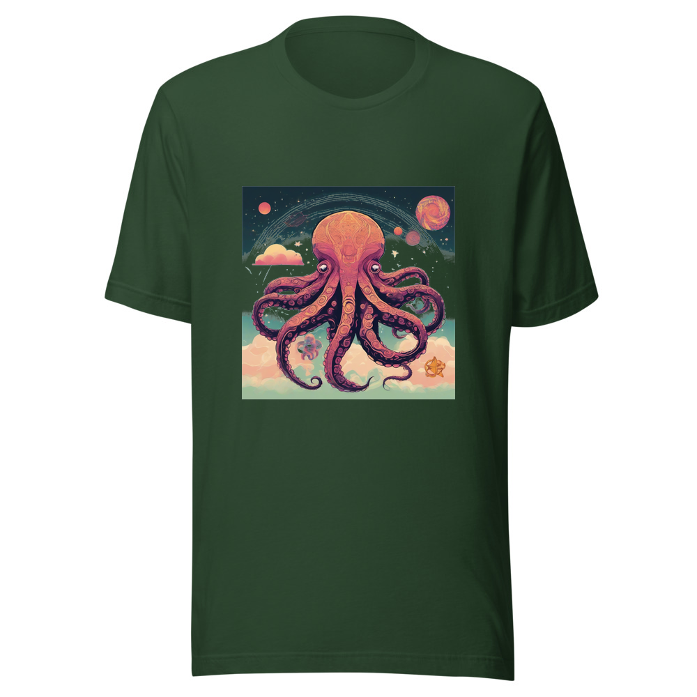 Forest T-Shirt with print art