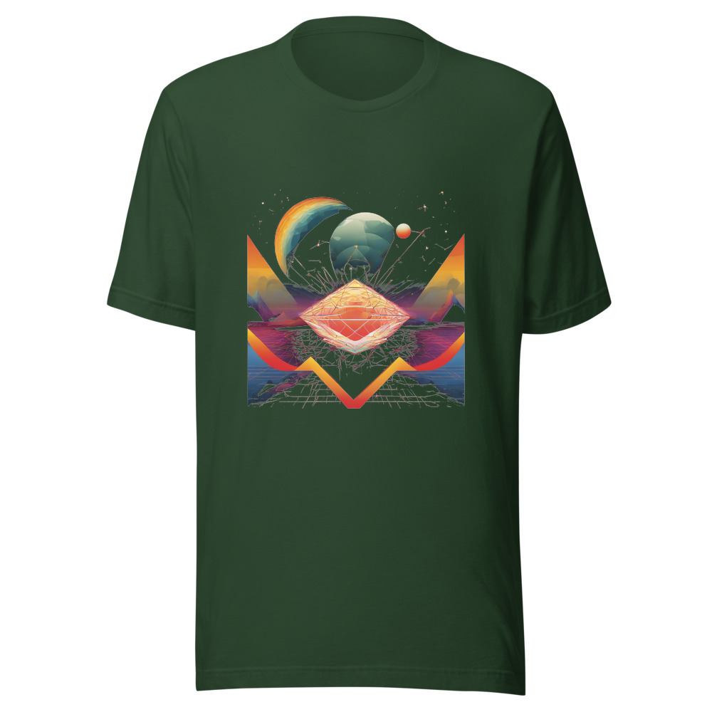 Forest T-Shirt with print art