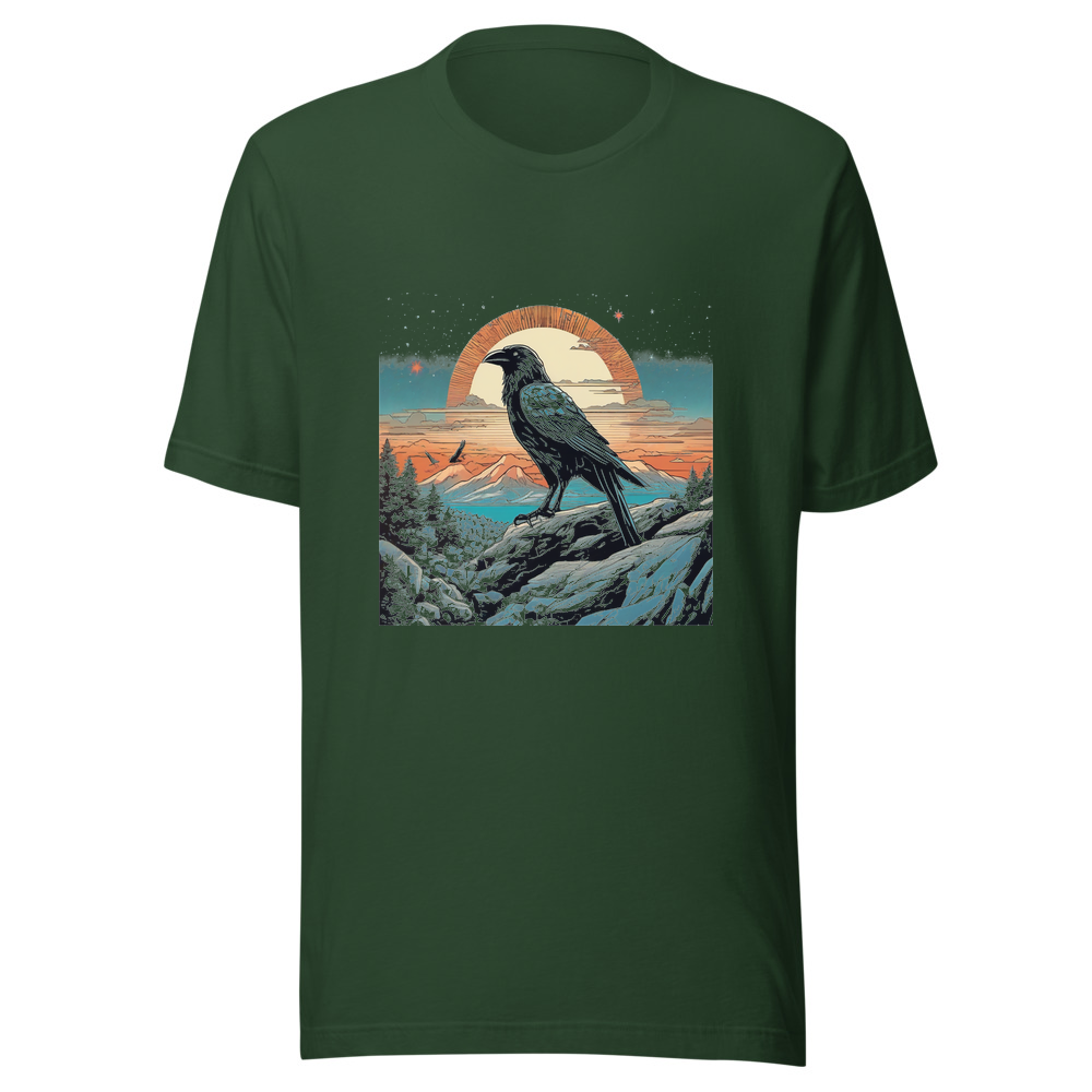 Forest T-Shirt with print art