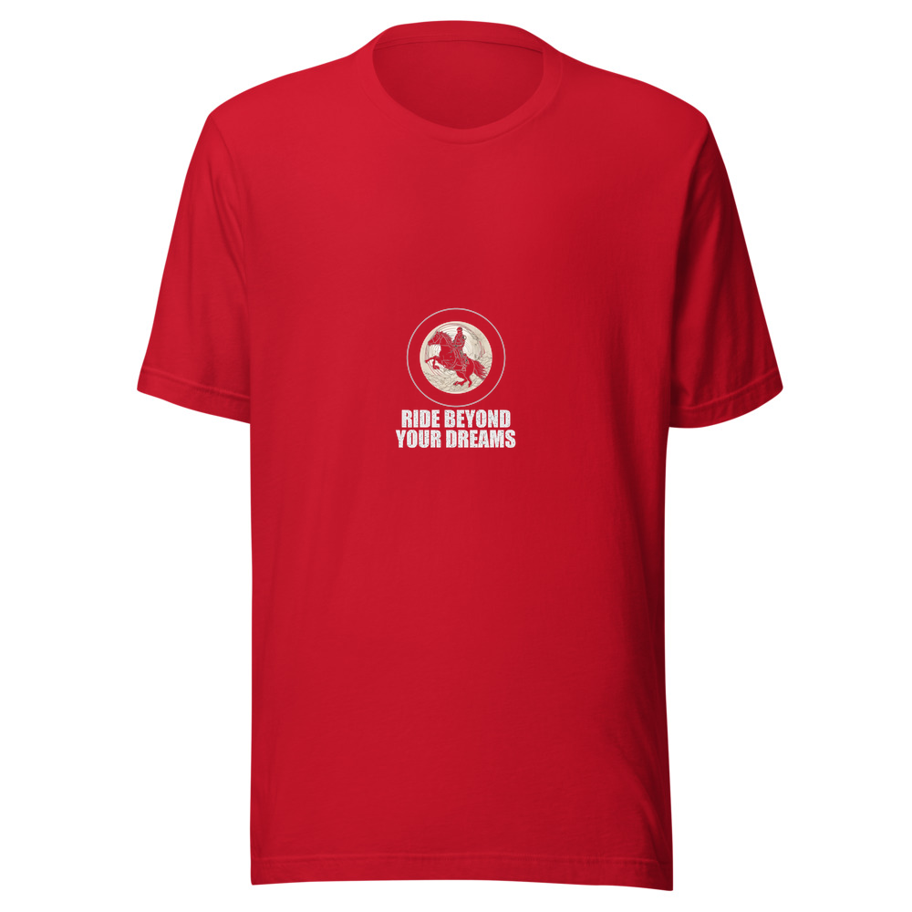 Red T-Shirt with print art