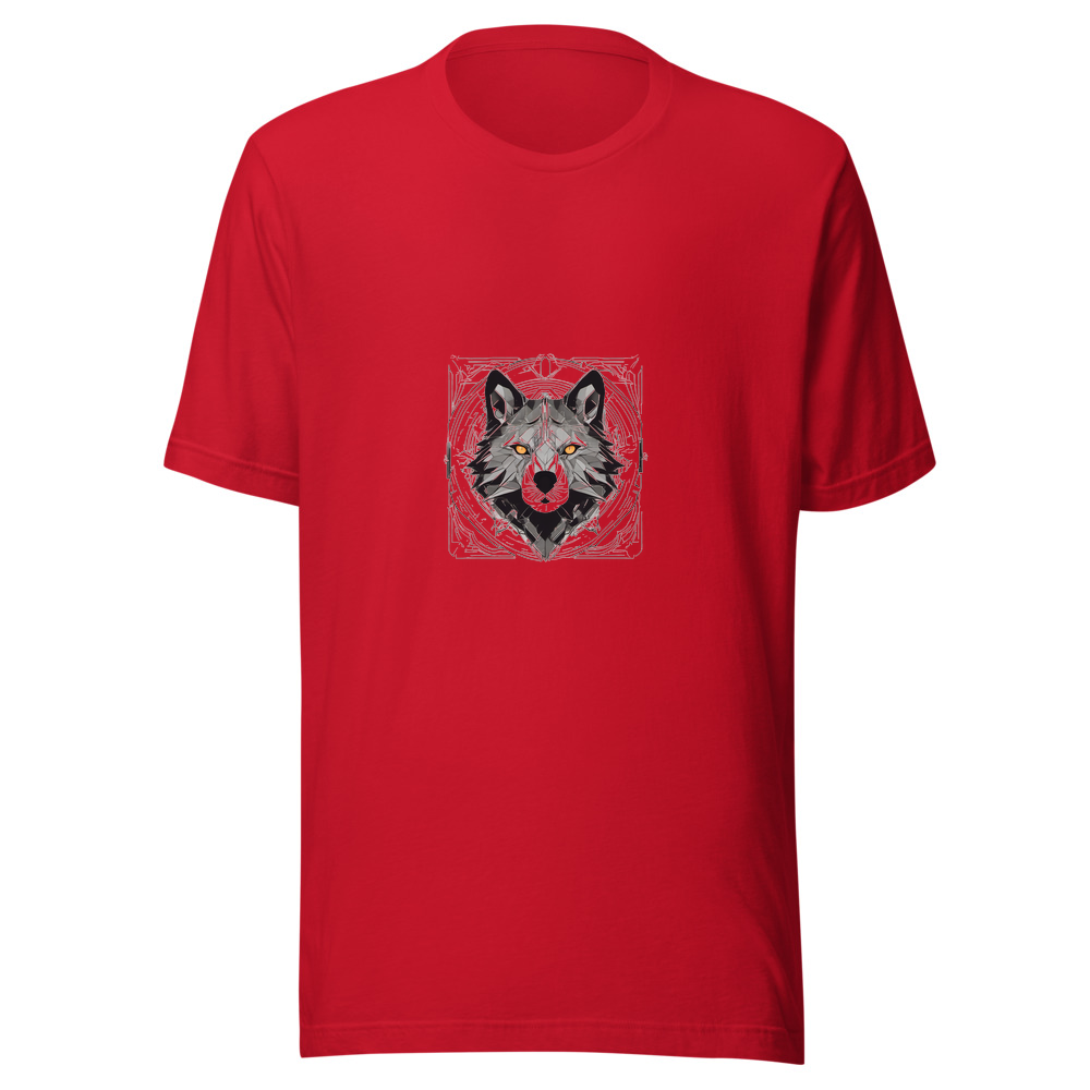 Red T-Shirt with print art